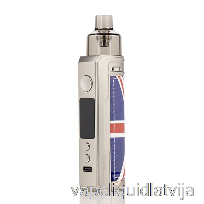 Voopoo Drag X 80w Pod Mod Kit Silver Knight Vape šķidrums